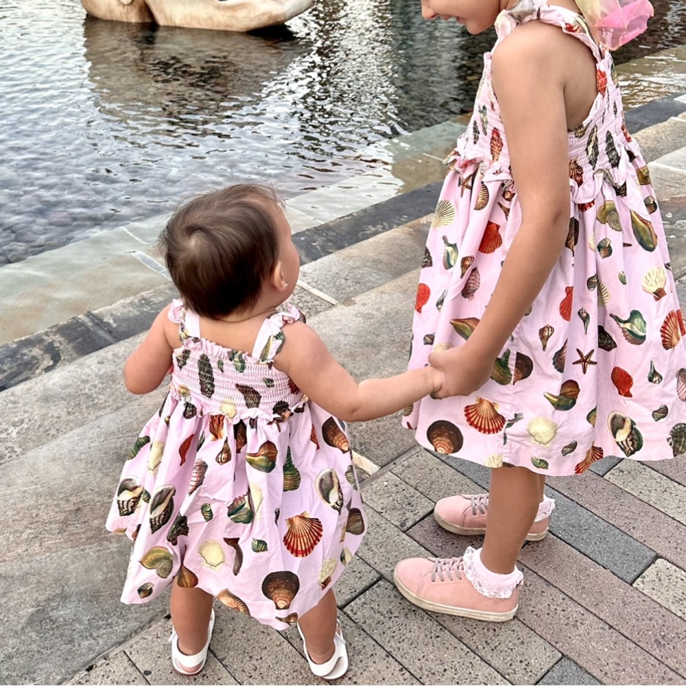 Seashell dress - Pink